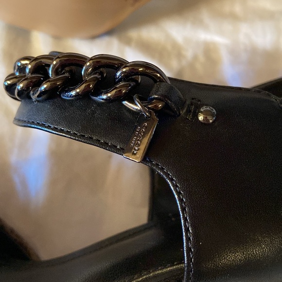 NWOB Coach Garland Slingback Snake Print Chain Pumps - Picture 6 of 10